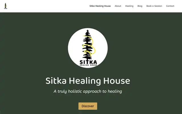 Sitka Healing House presents new website design